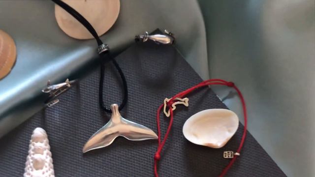 Символы моря  Браслет дельфин  Кулон Хвост Кита от Amorem