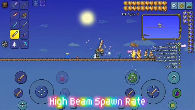 Terraria Beam Swords (Hardmode + Pre-Hardmode