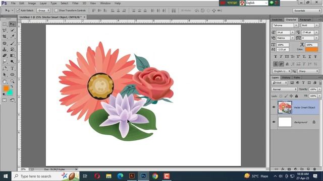 Vector Smart Objects-Adobe Photoshop for Beginners-Class-15  MYTA2018  Bangla Tutorial