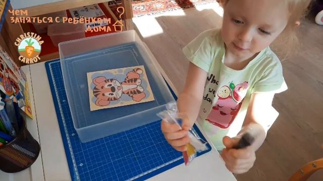 Василиса выдаёт секреты/Василиса рассказывает про набор песочная фреска/Тигрёнок/Бюджетная поделка/