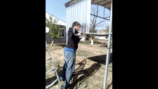 Делаем навес для машин часть 4