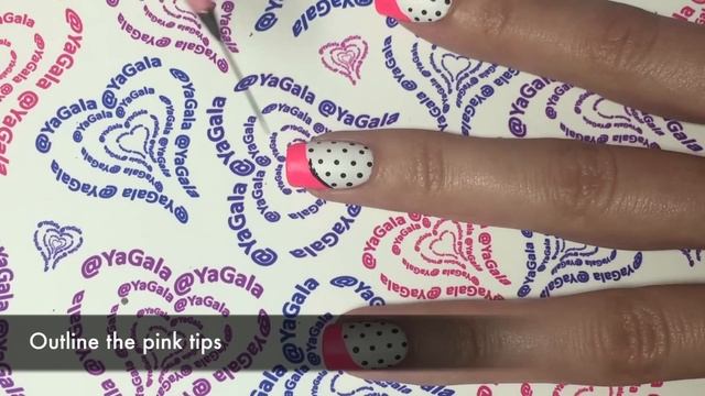 Kawaii Nails / Миленький дизайн: точечки и бантики