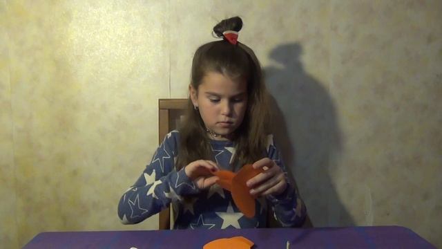 Поделка  на Halloween. Легко и просто. Hand Made Toy For Hellowen