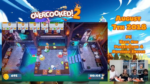Overcooked! 2 Livestream - Chaotic Co-Op Cooking!