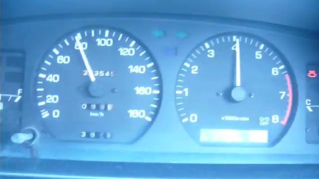 Разгон до 100 Toyota AT170 5A-FE автомат.MOV