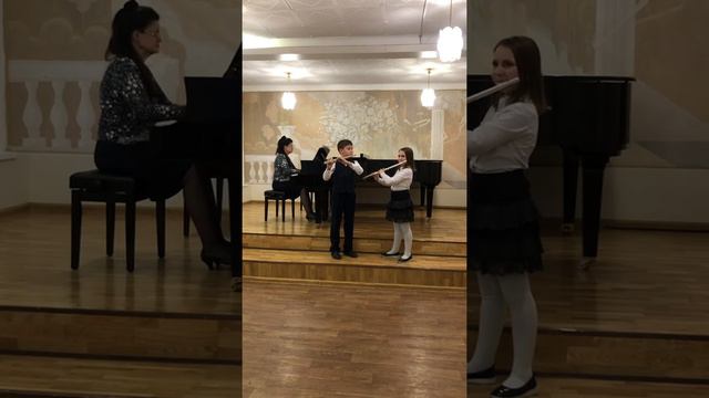 Дуэт « Под музыку Вивальди» исп. Вологжанин Никита и Лоивская Даша. Электросталь.