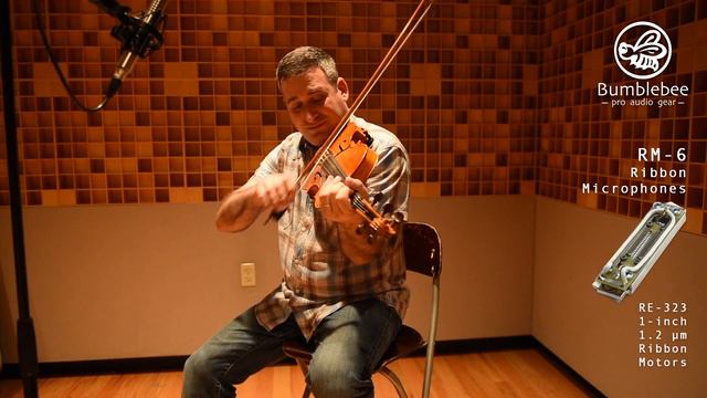 Professor Dan's Bumblebee Ribbon Mic Shootout - 5-String Fiddle Edition