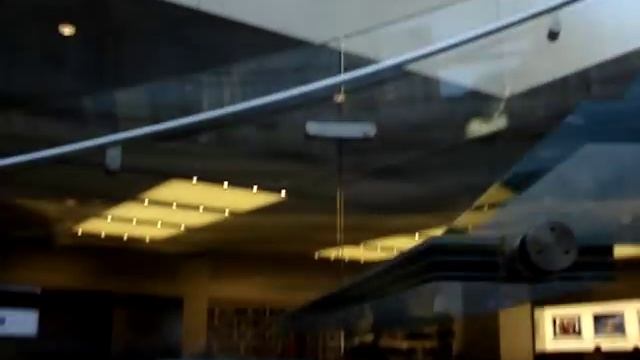 Otis Hydraulic Glass Elevator At Apple Store, 5th Avenue In New York City