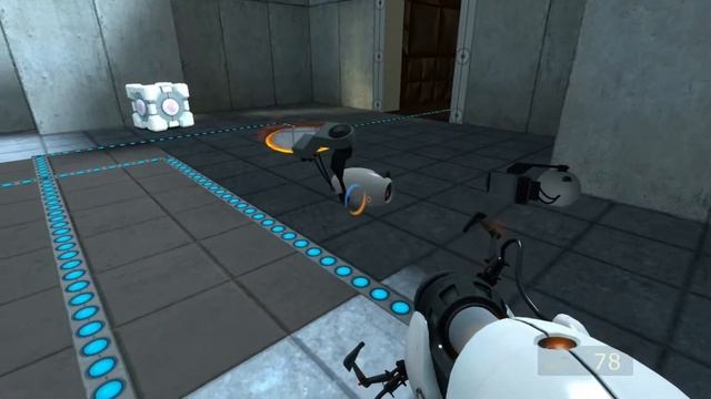 Portal. Камера №17. Минимум шагов