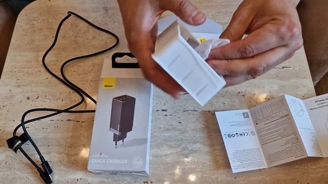 Baseus GaN 2 Pro QUICK CHARGER распаковка и  эксплуатация