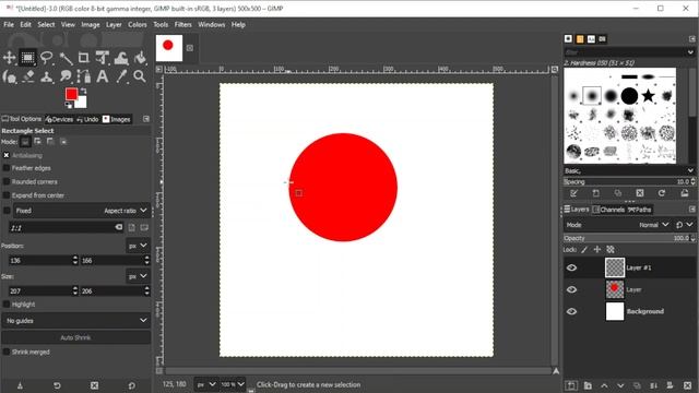 GIMP - How To Make A HEART SHAPE (easy!)