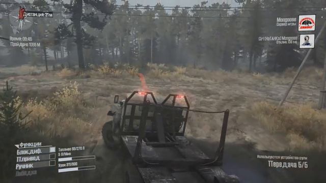 SpinTires: MudRunner - Прохождение карты Болото - #2