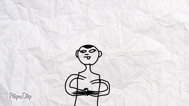 Анимация где чел ломает спагетти