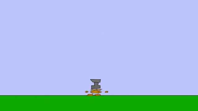 мишке фредди на голову упала наковальня