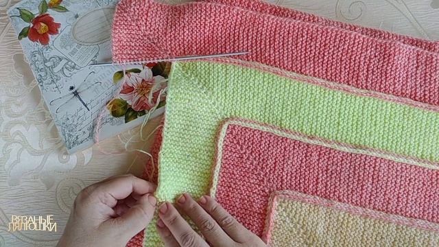 Рандомное вязание День 14 Вяжу Плед спицами