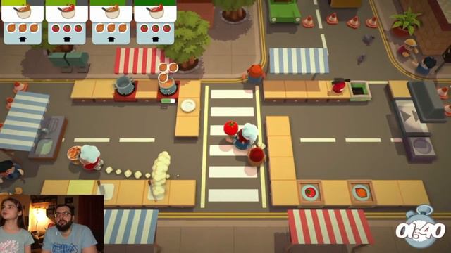 Overcooked. Ep1. Страшная тефтелина и начало пути.