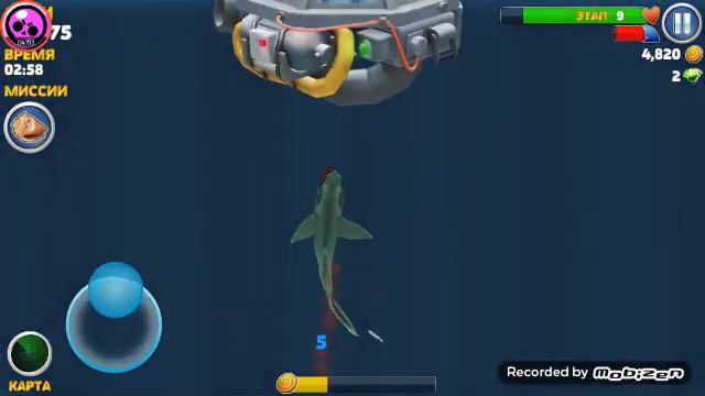 Играю за электрическую акулу! Игра Hungry Shark Evolution