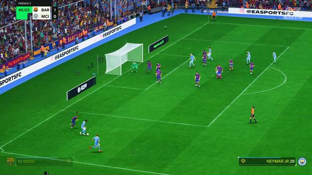 Ronaldo,Messi VS Mbappe,Haaland | Barcelona VS Man City | FIFA 24 PS5 4k
