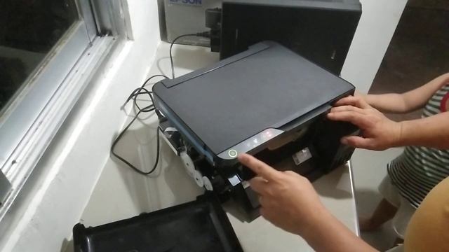 EPSON L3210 How to removed crumpled bond paper causes paper jam Epson L3110 Paper Jam Problem fixed