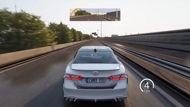 Toyota Camry Cruise On The Tokyo Expressway In Assetto Corsa