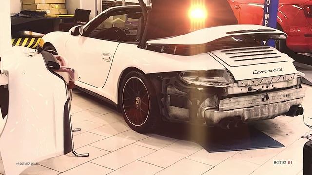 Porsche - установка выезжающей камеры з/в