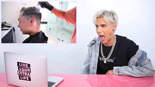 Hairdresser Reacts To James Charles Bleaching His Hair