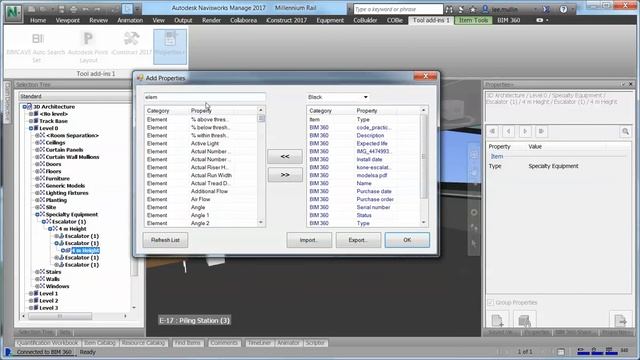 See Summarised Properties In Navisworks With Properties+
