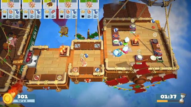 UNDER PRESSURE! - Overcooked 2 Ep.3 - Peachless Plays!