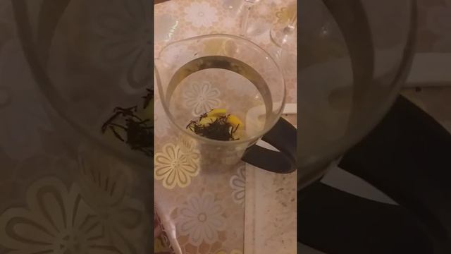 Чай с лимоном имбирём