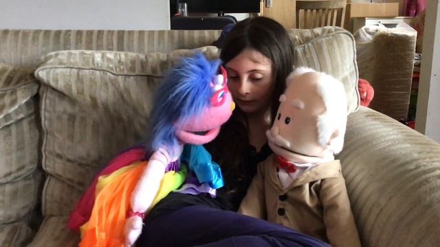 Naughty Funny Puppets Petunia And Louie Argue Over Tea And Coffee