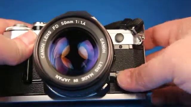 Canon AE 1 35mm Film SLR Camera With Fast 50mm 1 4 Lens