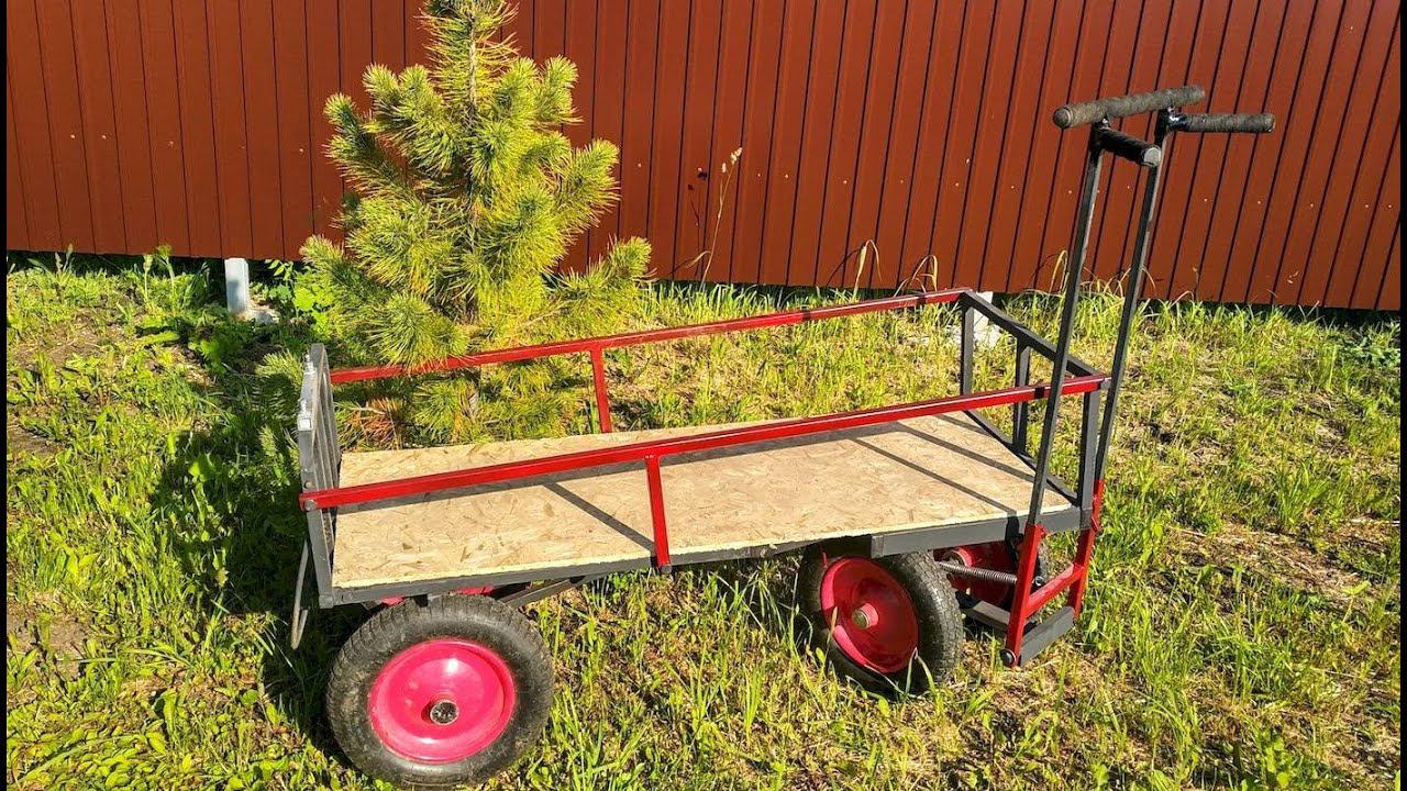 #Грузовая #тележка. Часть 3 | #Двухосная раздвижная тележка грузоподъемностью 300+кг
