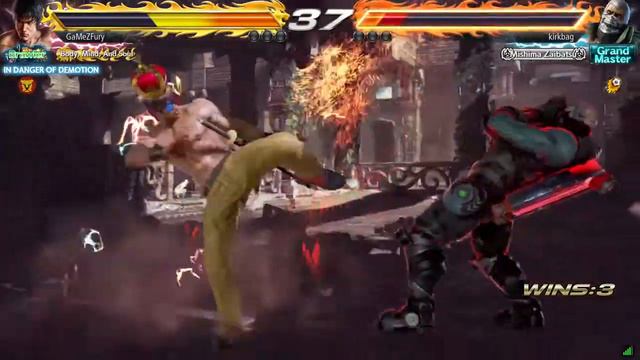 TEKKEN™7_King Law Lionheart Samurai Ace GaMeZFuRyBrZee Vs. Bryan Fury Robot Challenge