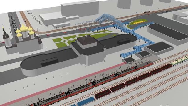 Имитационное моделирование транспортного узла г. Тверь в Anylogic