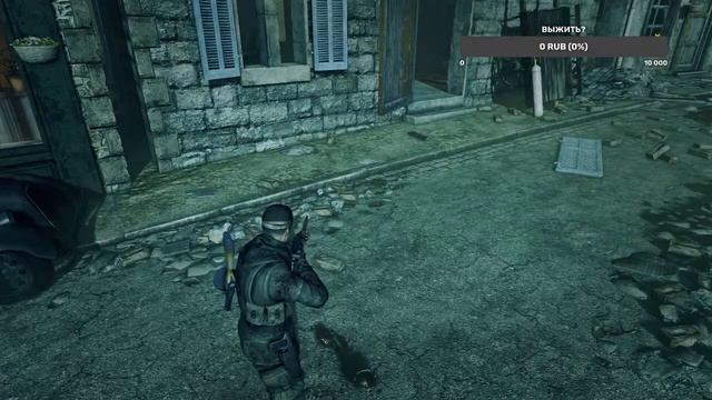 Играем Sniper Elite Zombie 1  пытаясь выжить от зомби попивая чай