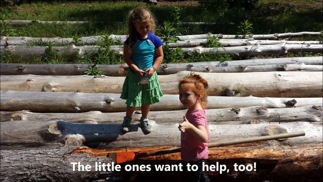 How To Install Lifting Poles For A Handmade Log Cabin