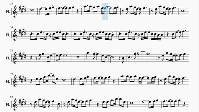 Flute Sheet Music: How To Play Sanctuary (Kingdom Hearts) By Utada Hikaru