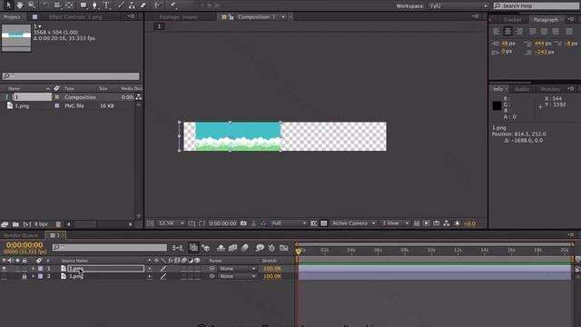 Как быстро сделать бесшовный игровой фон для создания цикла анимации в игре