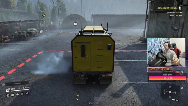 SnowRunner |  прохождение | 19 стрим.| Руль + кпп: Z-SHIFTER