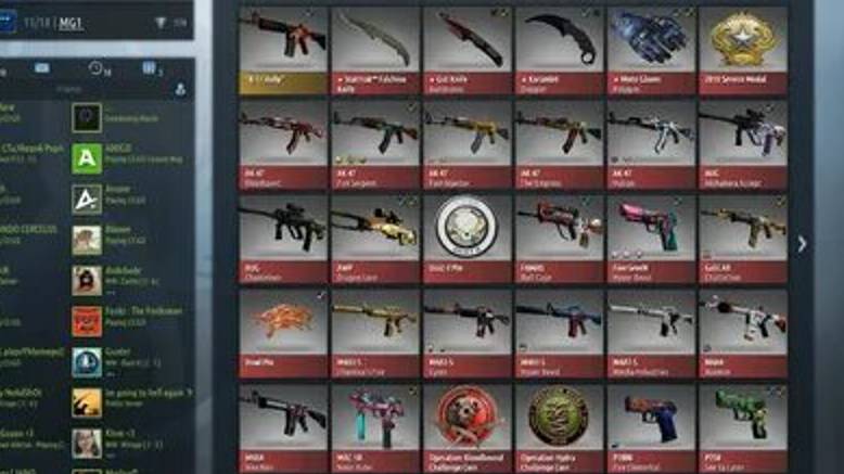 ОБЗОР МОЕГО БОГАТОГО ИНВЕНТОРЯ В КС ГО ПАРКУР БХОП И СЁРФ 3D