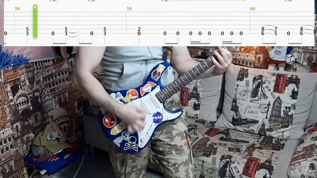 Sum 41 - Still Waiting. Guitar COVER by Olegstein. TABs