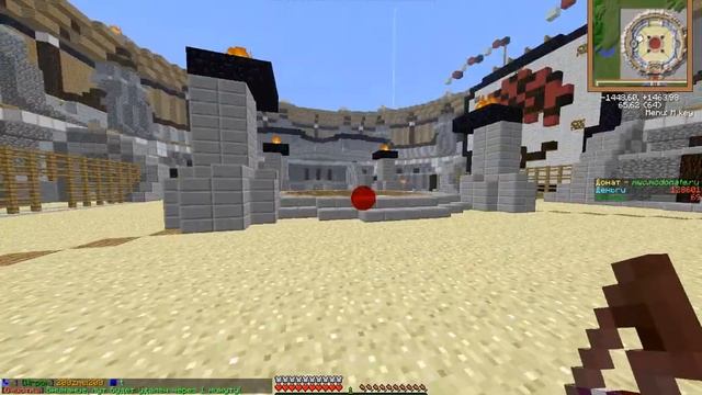 Minecraft 1.5.2 Играем на сервере MineWorld-#1 