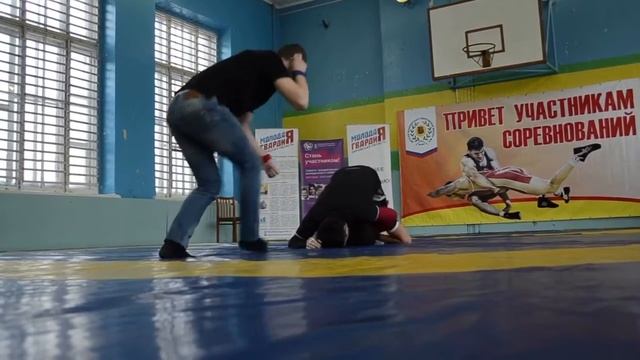 Область по грэпплингу в Кирове. Первый бой из трёх. 2016-й год Гулямов Тимур