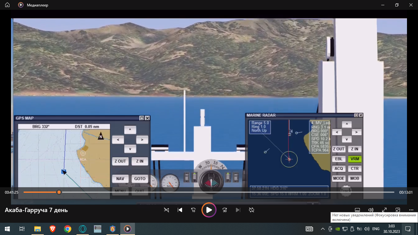 Акаба-Гарруча 7 день. Мессинский пролив.