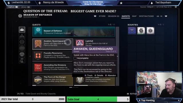 Destiny 2 - Light Fall - NEW GAME HYPE - Come For The Games, Stay For The Chat