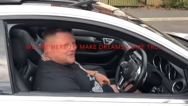 THE DELIVERY OF THE C63 AMG TO OUR LUCKY WINNER SHAUN CASTLE