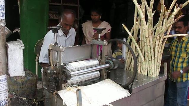 Станок по изготовлению сока из бамбука