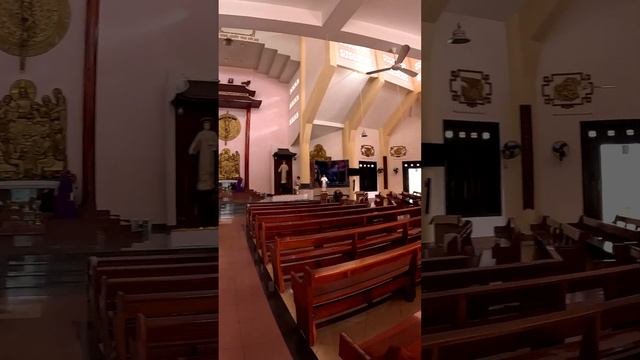 Церковь с изогнутым крестом 🇻🇳 #вьетнам