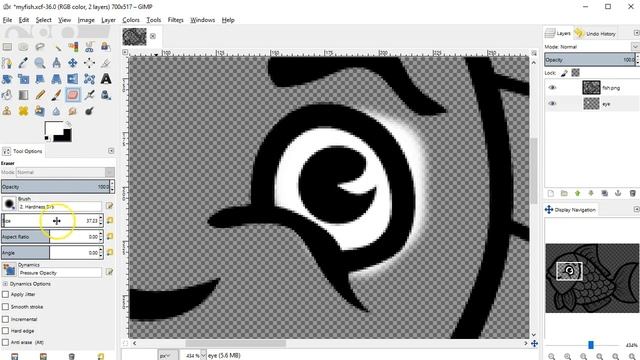 GIMP Layers And The Paint Brush - Sample GIMP Course Video