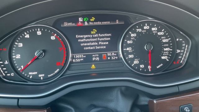 Audi SOS Error - Follow-Up After Taking to Audi Dealership for Service